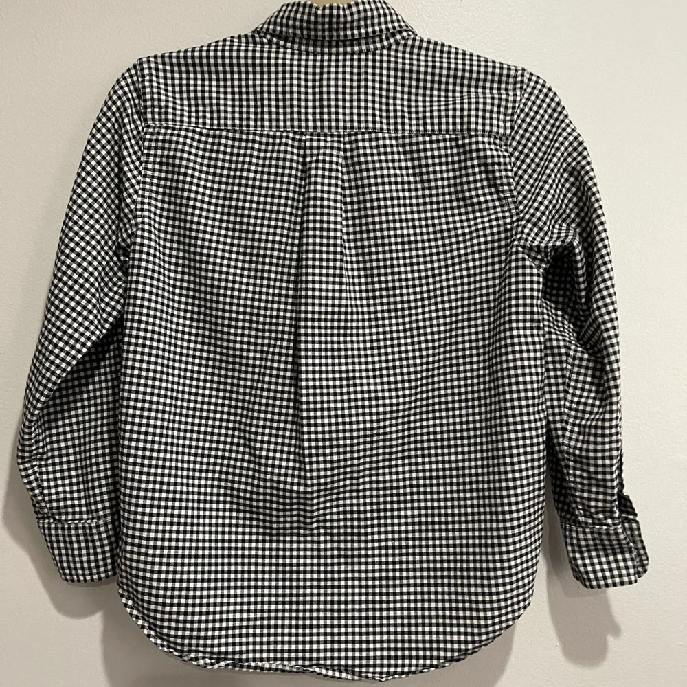Ralph Lauren Kids Gingham Print Long Sleeve  Button shirt